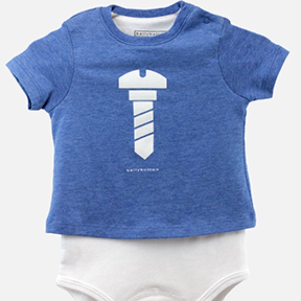 Belly Button Blue Bodysuit